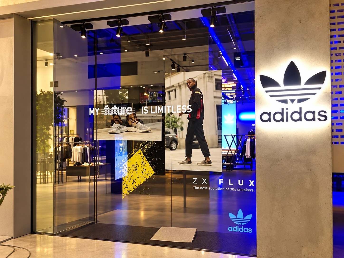 Adidas — completed space