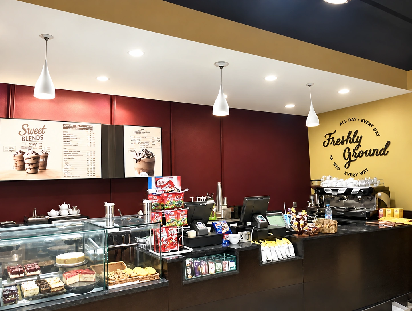 Costa Coffee — architectural details