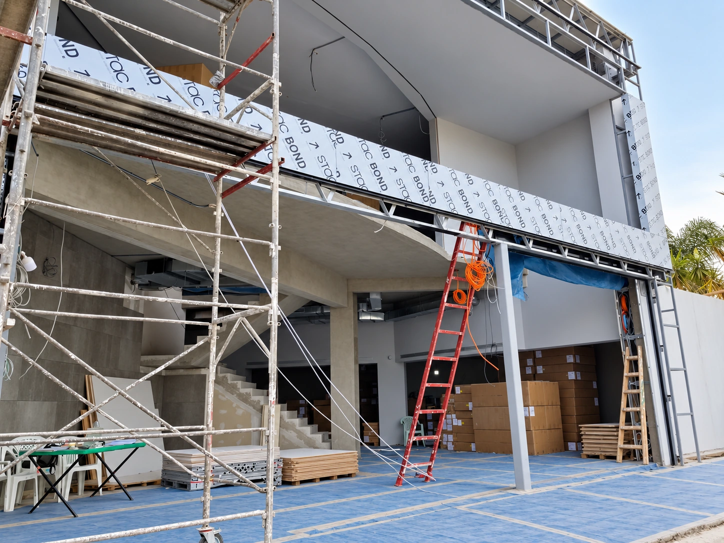 Nike Flagship Rabat — during construction