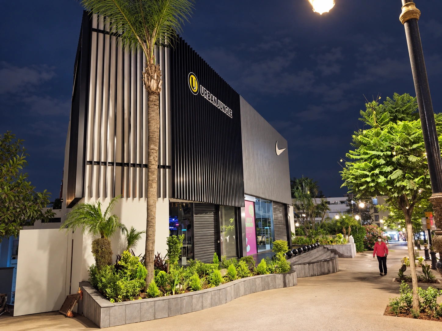 Nike Flagship Rabat — architectural detail