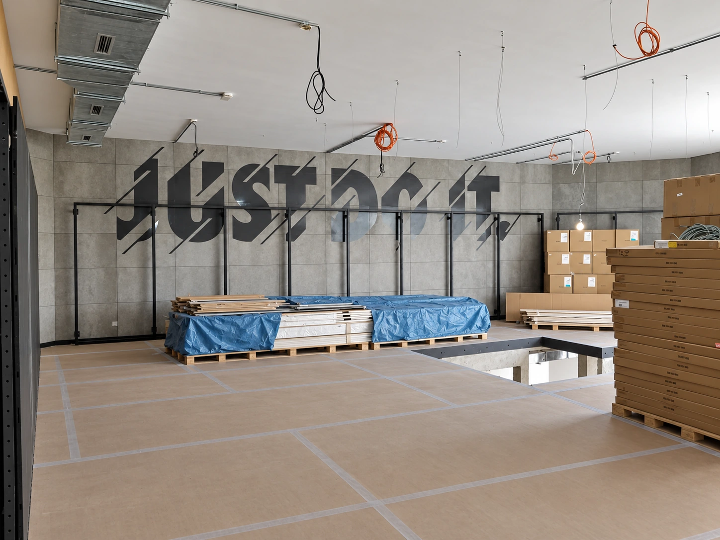 Nike Flagship Rabat — Installation of retail fixtures