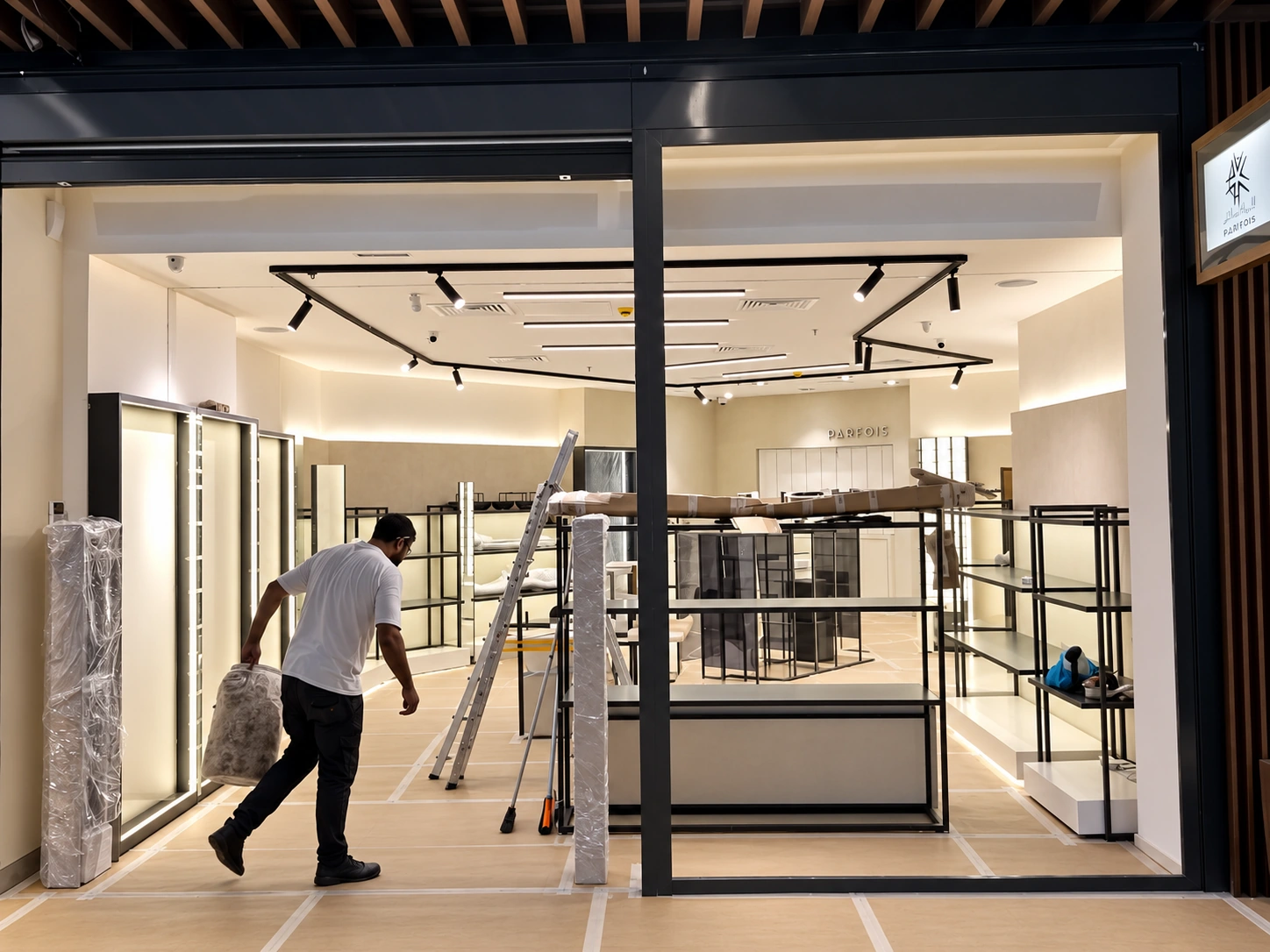 Parfois — during construction