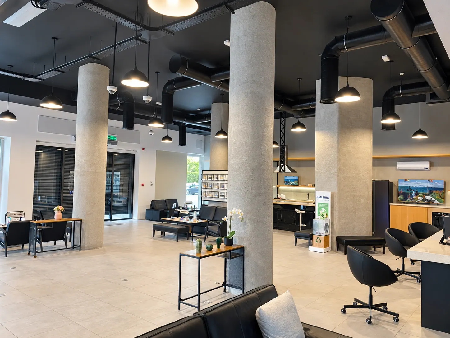 Samsung Cx Premium Lounge — объединенные выставочные залы