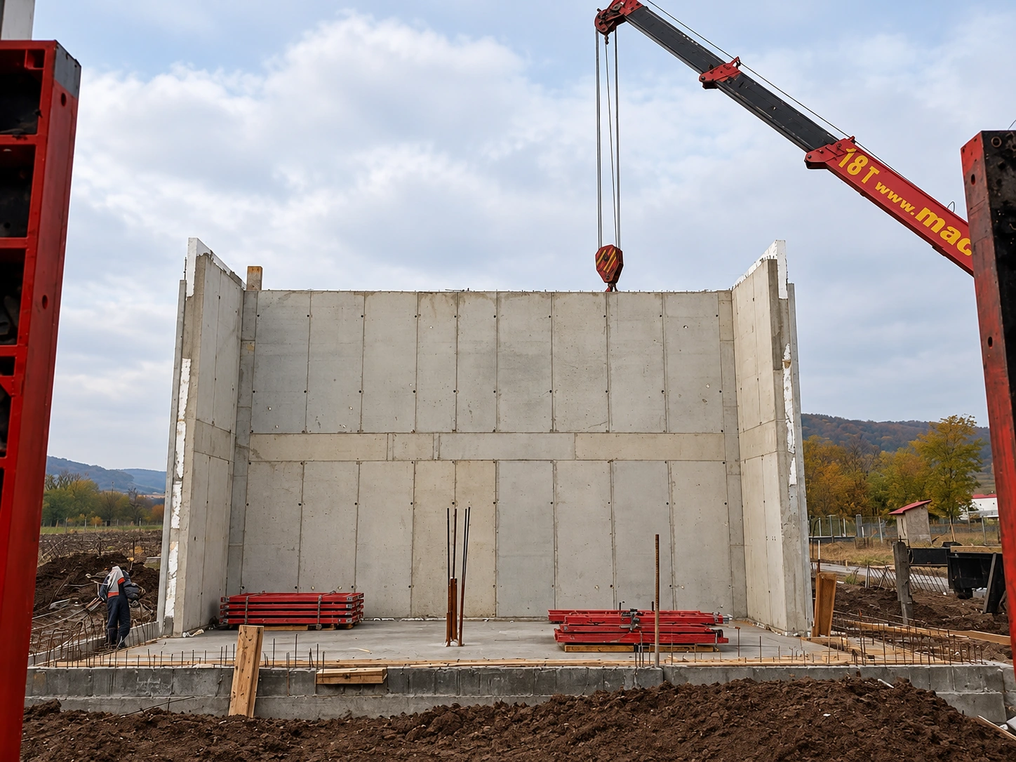 Private Residence — Structural wall installation